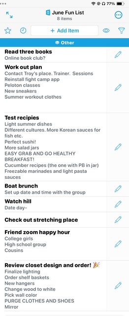 Make a list