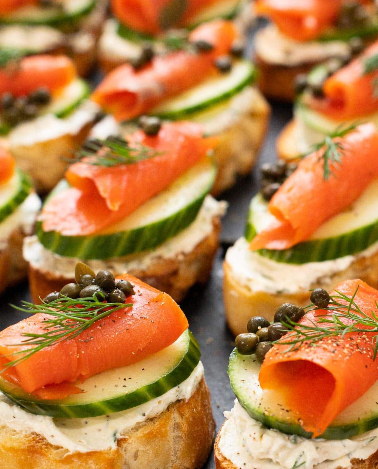 Smoked Salmon Crostini recipe