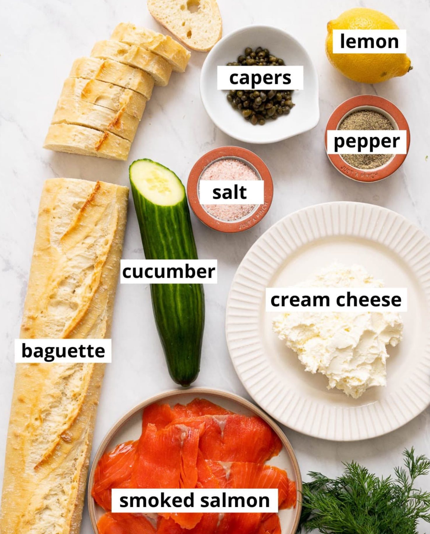 Smoked Salmon Crostini recipe