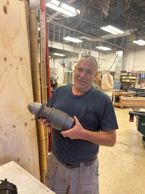 Close-up of a boat engine starter, symbolizing mechanical troubles on the water.