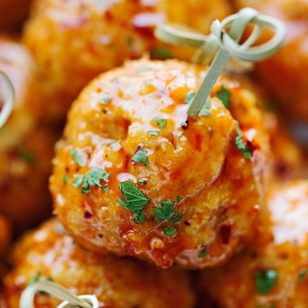 Cocktail chicken meatballs squallgirl