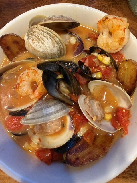 summer seafood stew